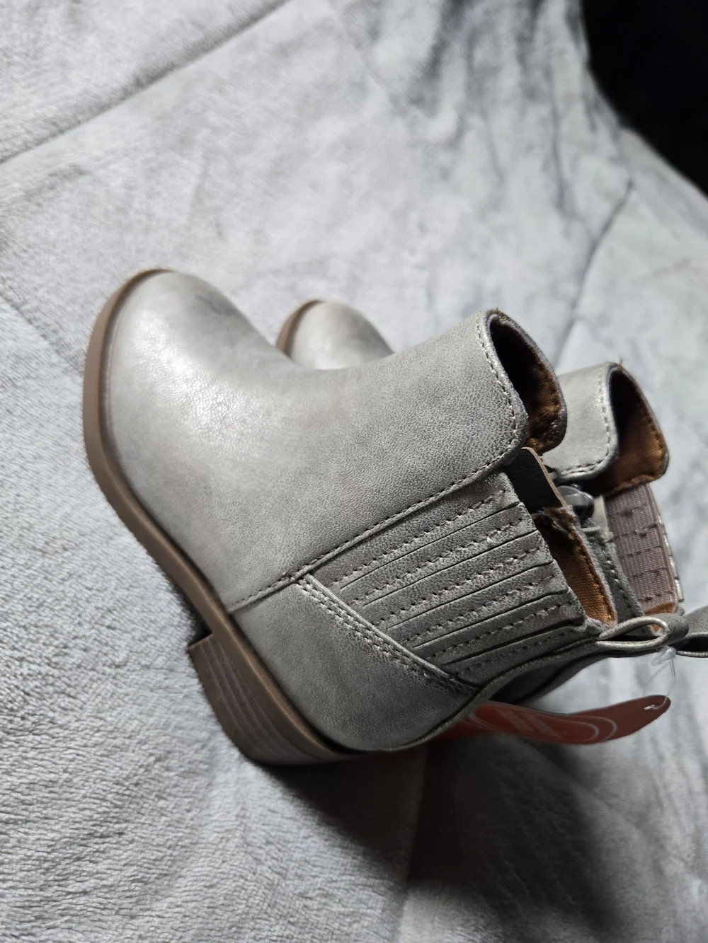 wonder nation Grey Chelsea Kids Ankle Boots